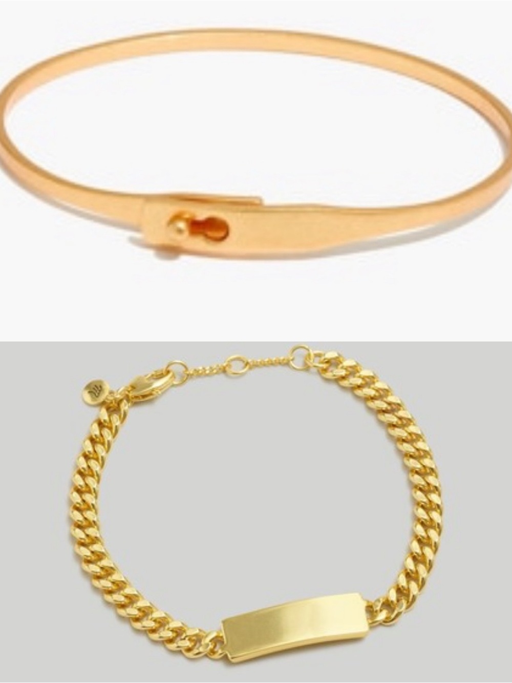 Madewell Bundle Gold To e Bracelets